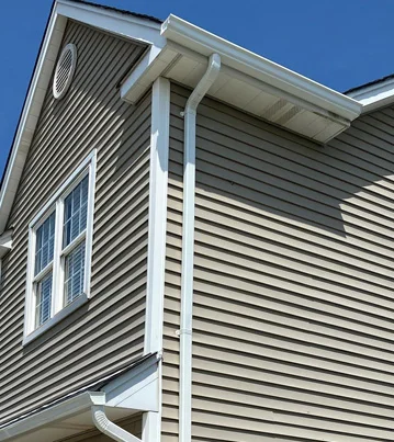 gutter downspout installation